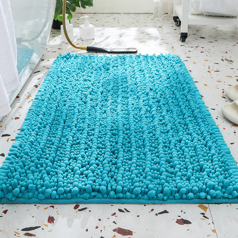 Thick Absorbent Chenille Bath Mat Non Slip Long Pile Home Floor Rug Machine Washable