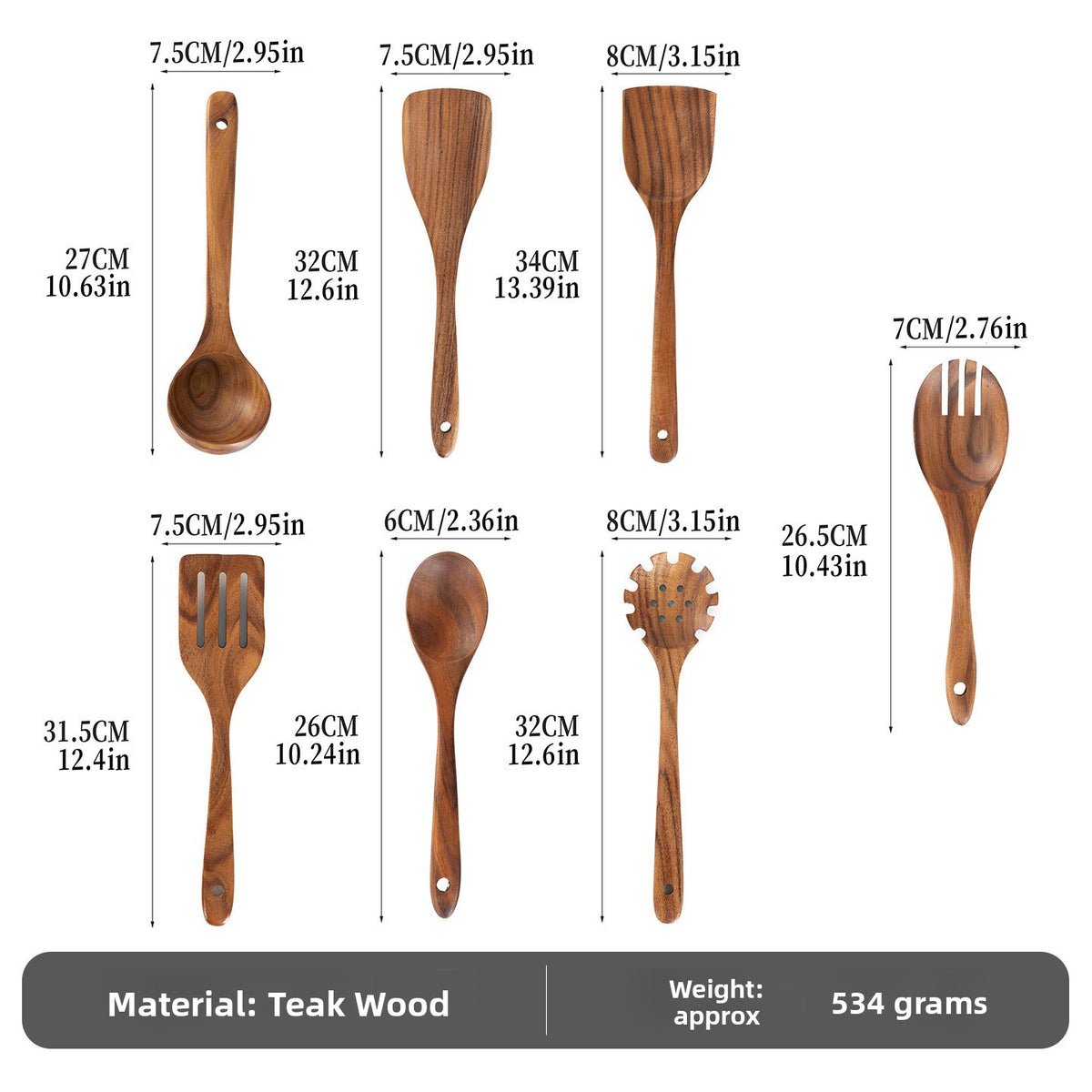 Wooden Rice Ladle Spoon