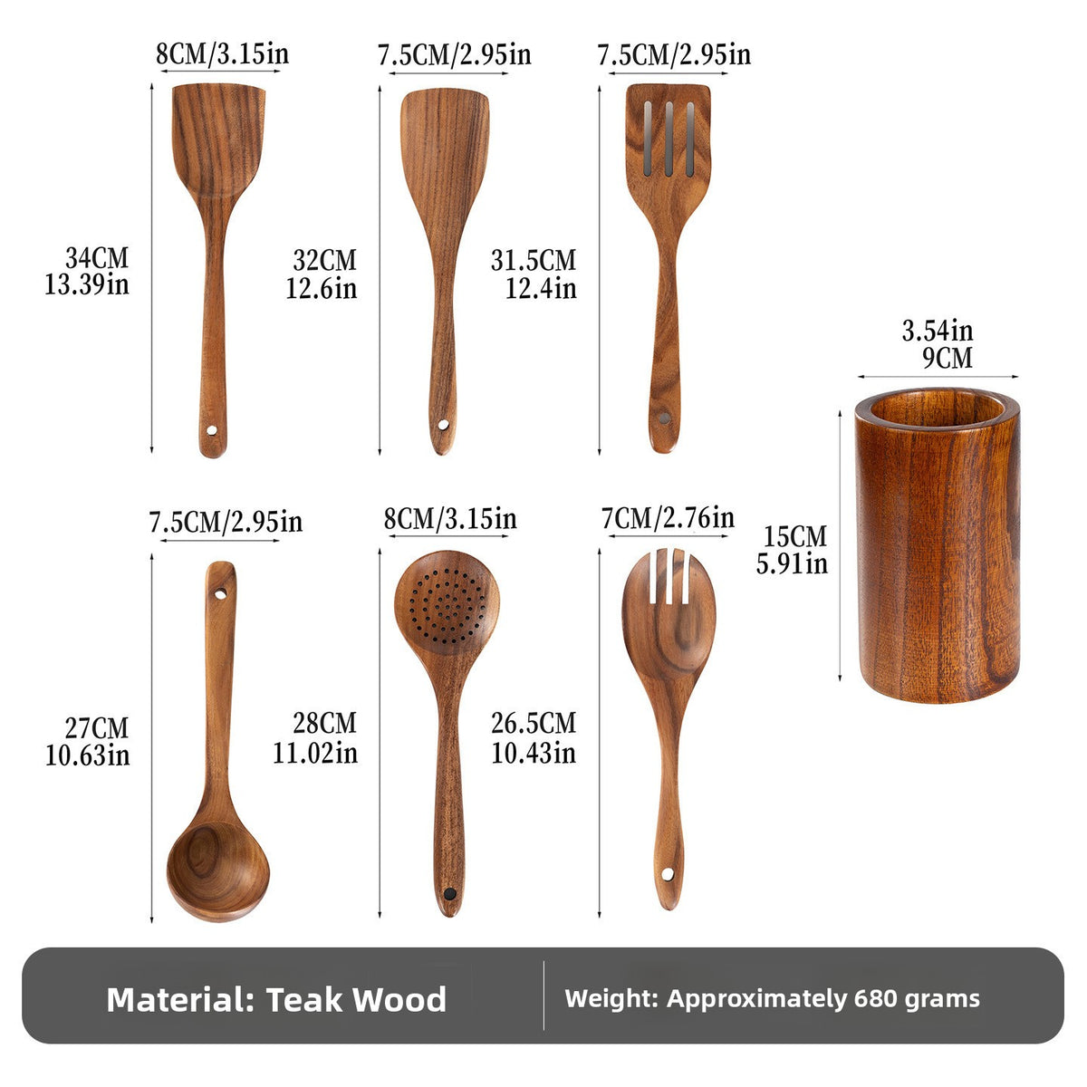 Wooden Rice Ladle Spoon