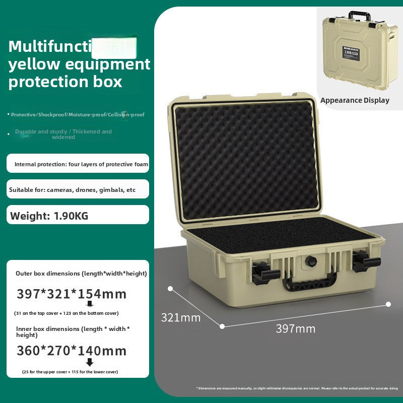 Durable Waterproof Plastic Protective Tool Case with Foam
