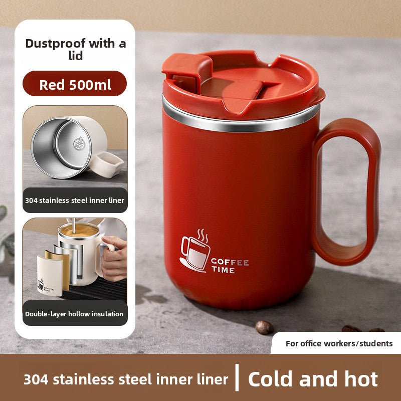 Stainless Steel Mug with Lid for Coffee Tea