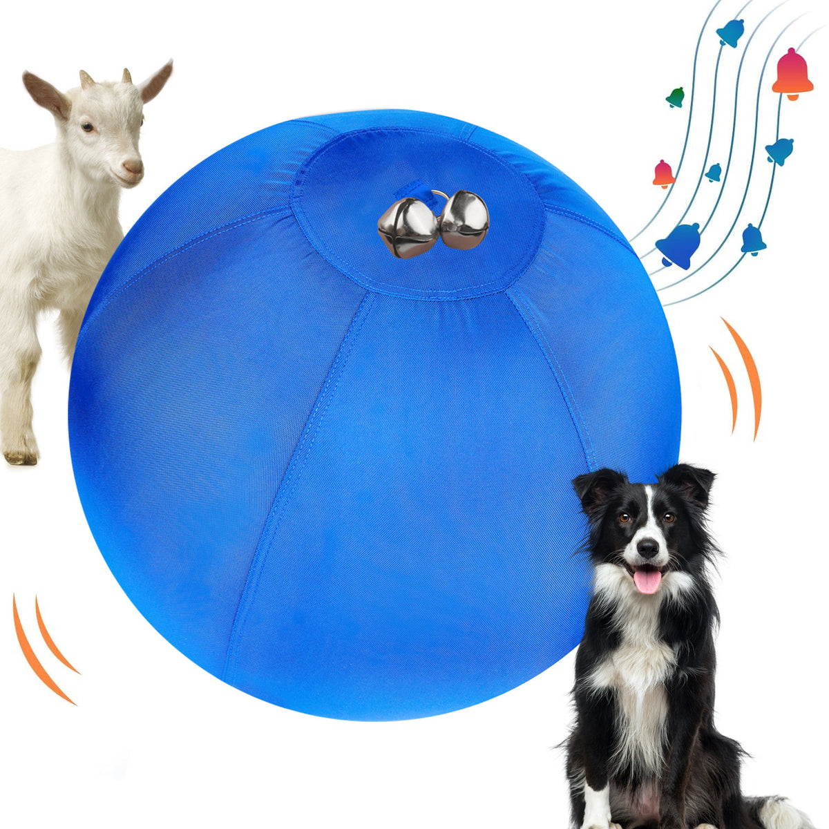 Inflatable Dog Training Ball with Frisbee Design