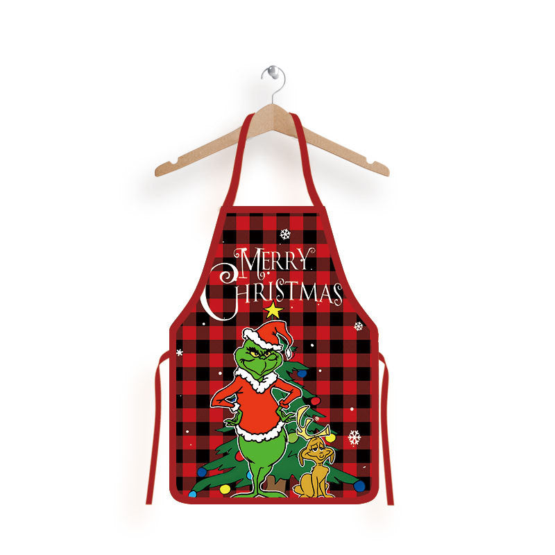 Christmas Printed Apron for Home and Party