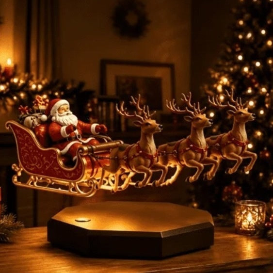 Magnetic Levitation Santa Claus Sleigh
