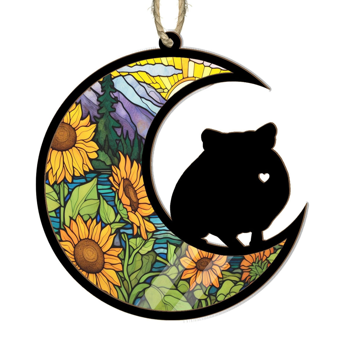 Dog Cat Window Hanging Ornament Personalized Gift