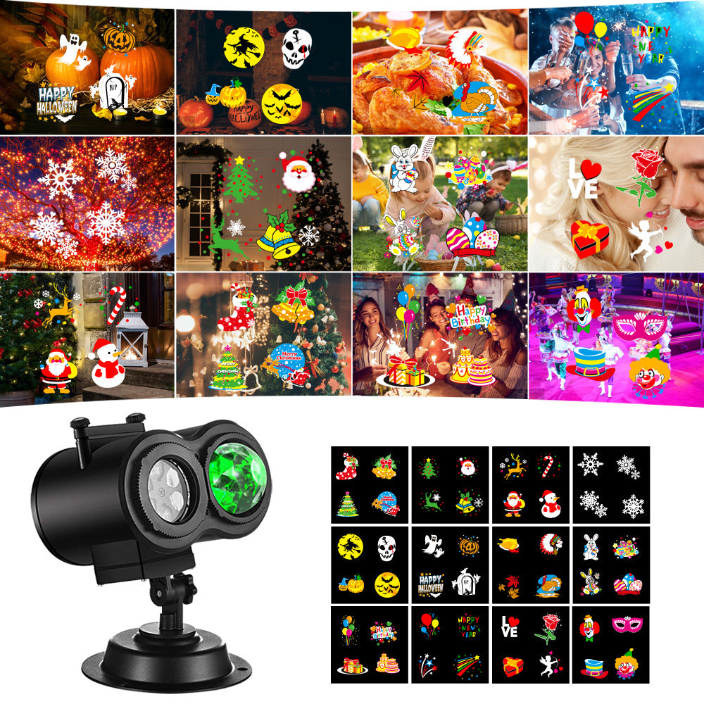 Christmas lights Halloween projection lights