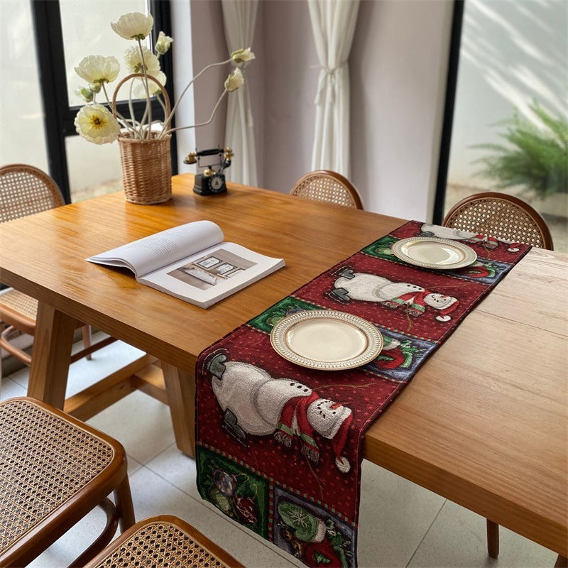 Christmas Table Flag