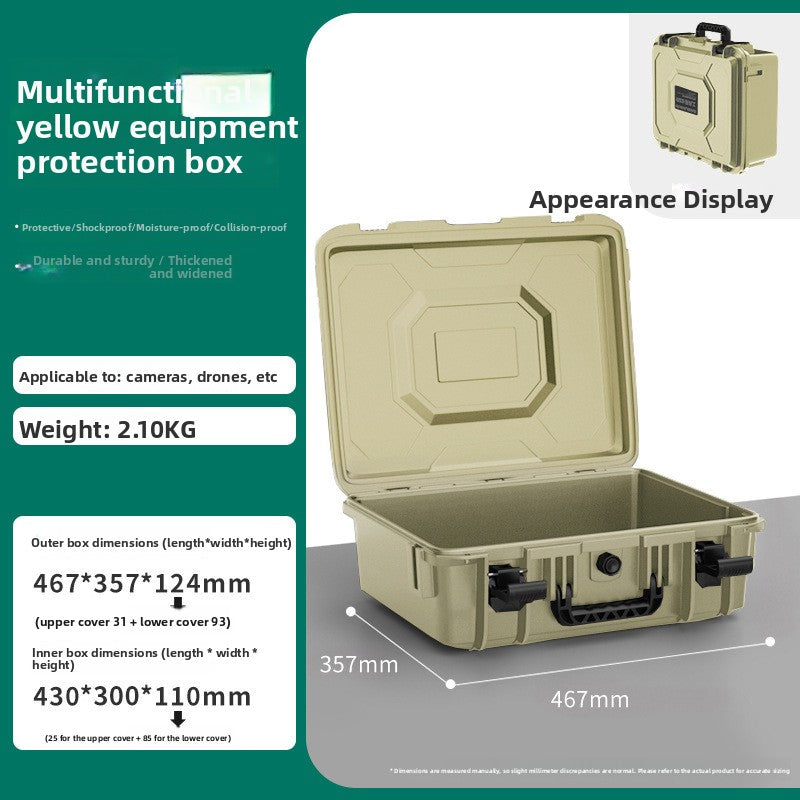 Durable Waterproof Plastic Protective Tool Case with Foam