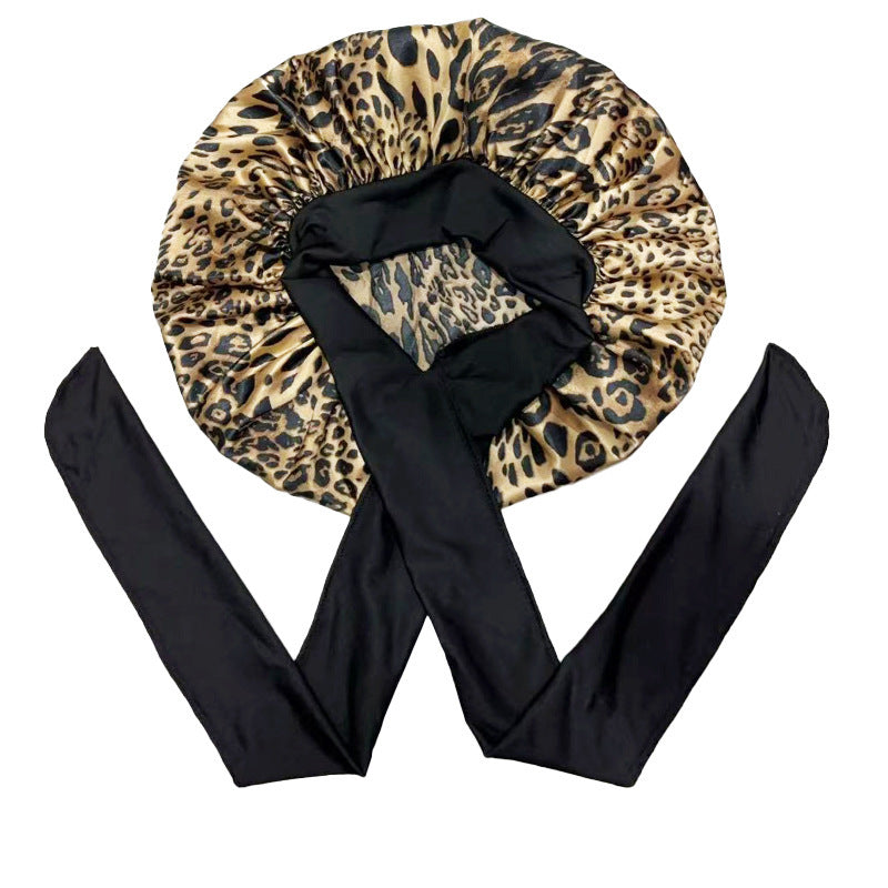 Womens Satin Sleep Cap Hair Protection Bonnet