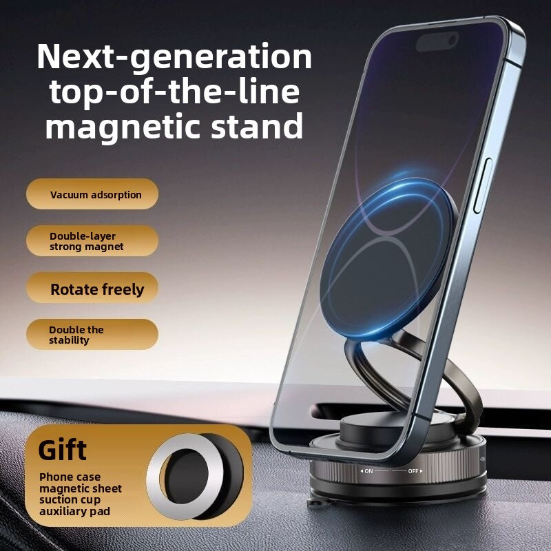 Magnetic Rotating Phone Stand with Suction Base