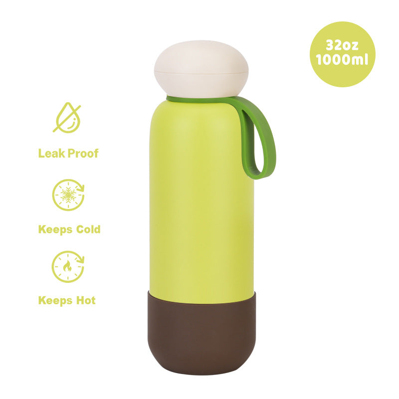 Large-capacity sports water bottle