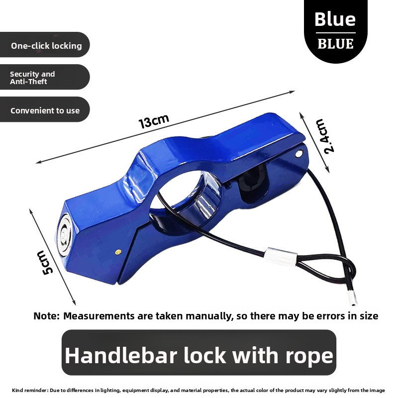 Aluminum Alloy Motorcycle Handlebar Lock