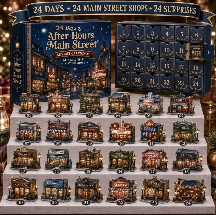 Christmas Advent Calendar Acrylic Blind Box Decoration Collectible Toy