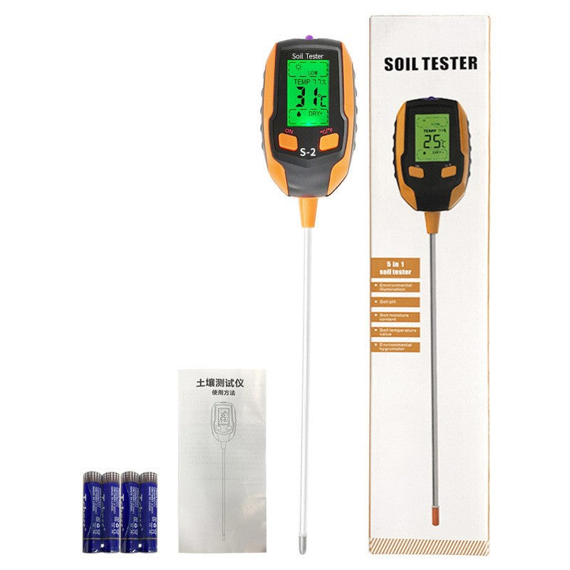 Multifunctional Soil pH Moisture Tester