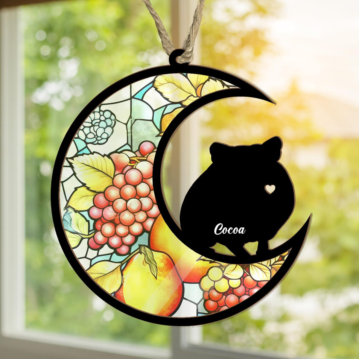 Dog Cat Window Hanging Ornament Personalized Gift