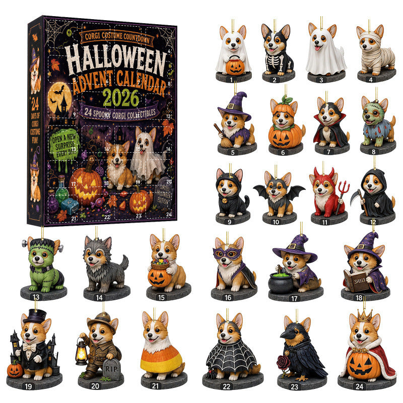 Christmas Countdown Calendar Blind Box Decoration Set