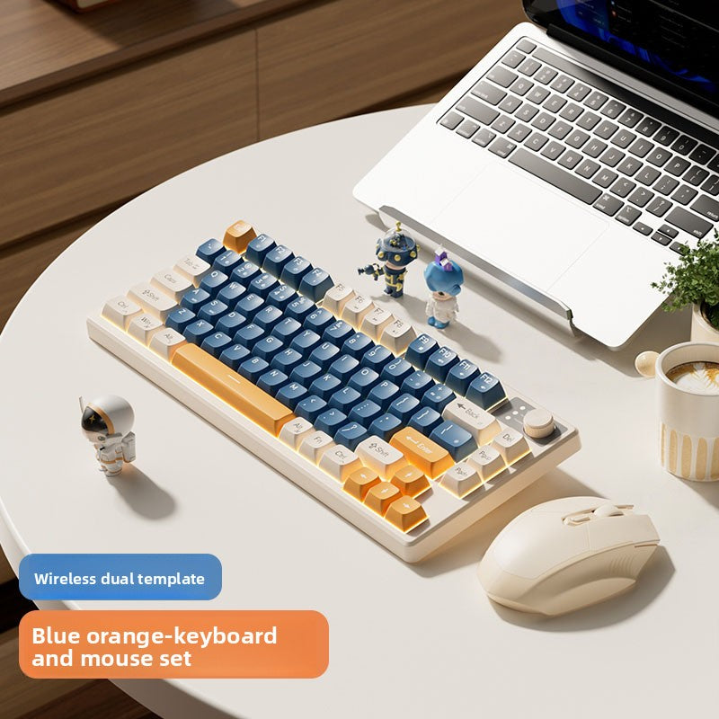 Mechanical Feel Silent Keyboard and Mouse Combo