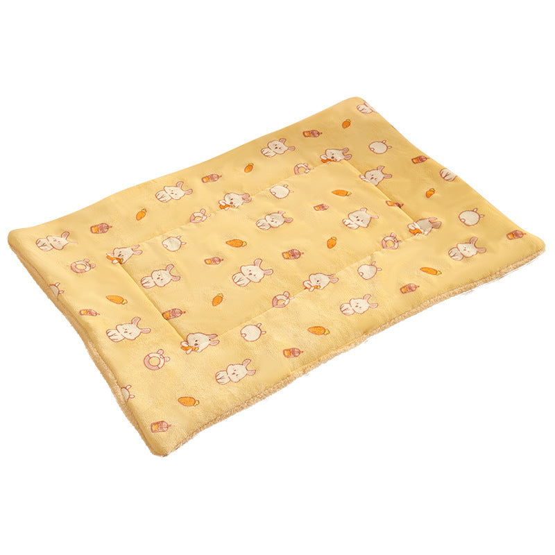All-Season Soft Suede Pet Blanket with Cute Patterns