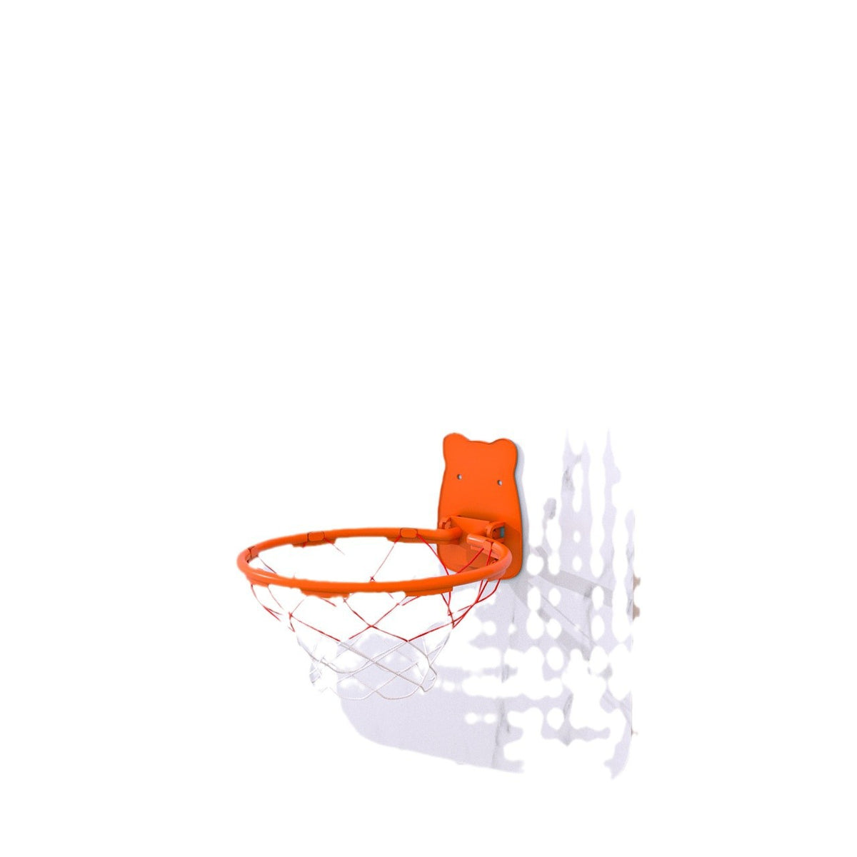 Foldable No-Drill Basketball Hoop for Home Use