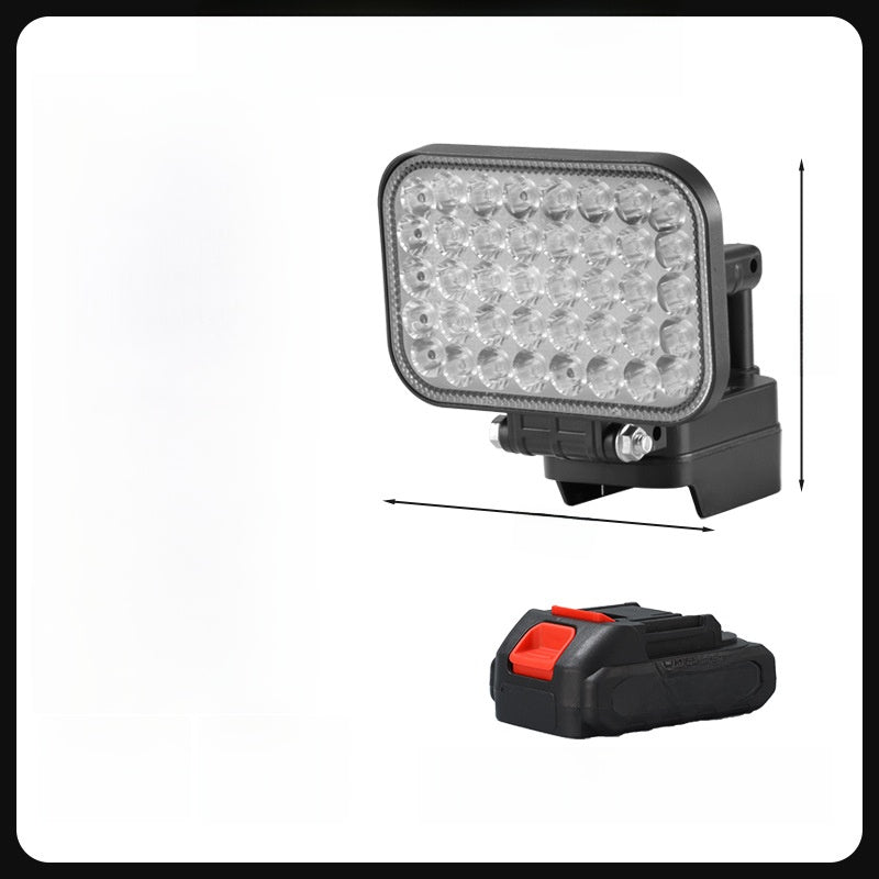 Portable Outdoor LED Work Light with Dual USB Charging