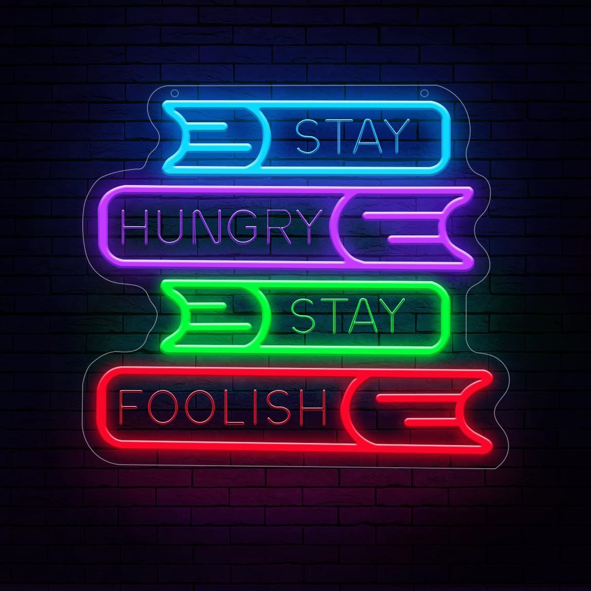 Dimmable LED Reading Neon Sign Wall Decor Light