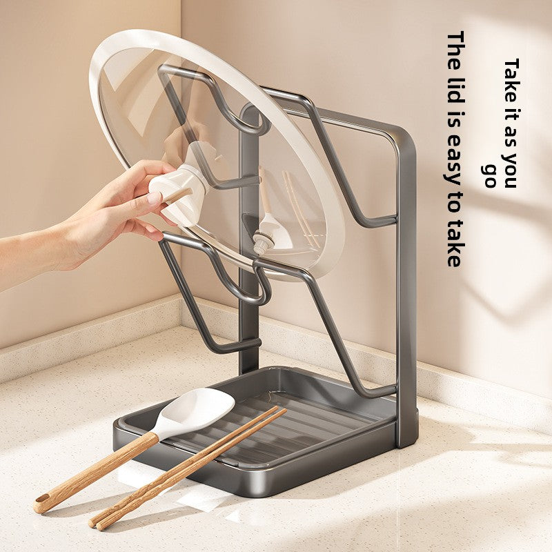 Kitchen Pot Lid Holder Storage Rack
