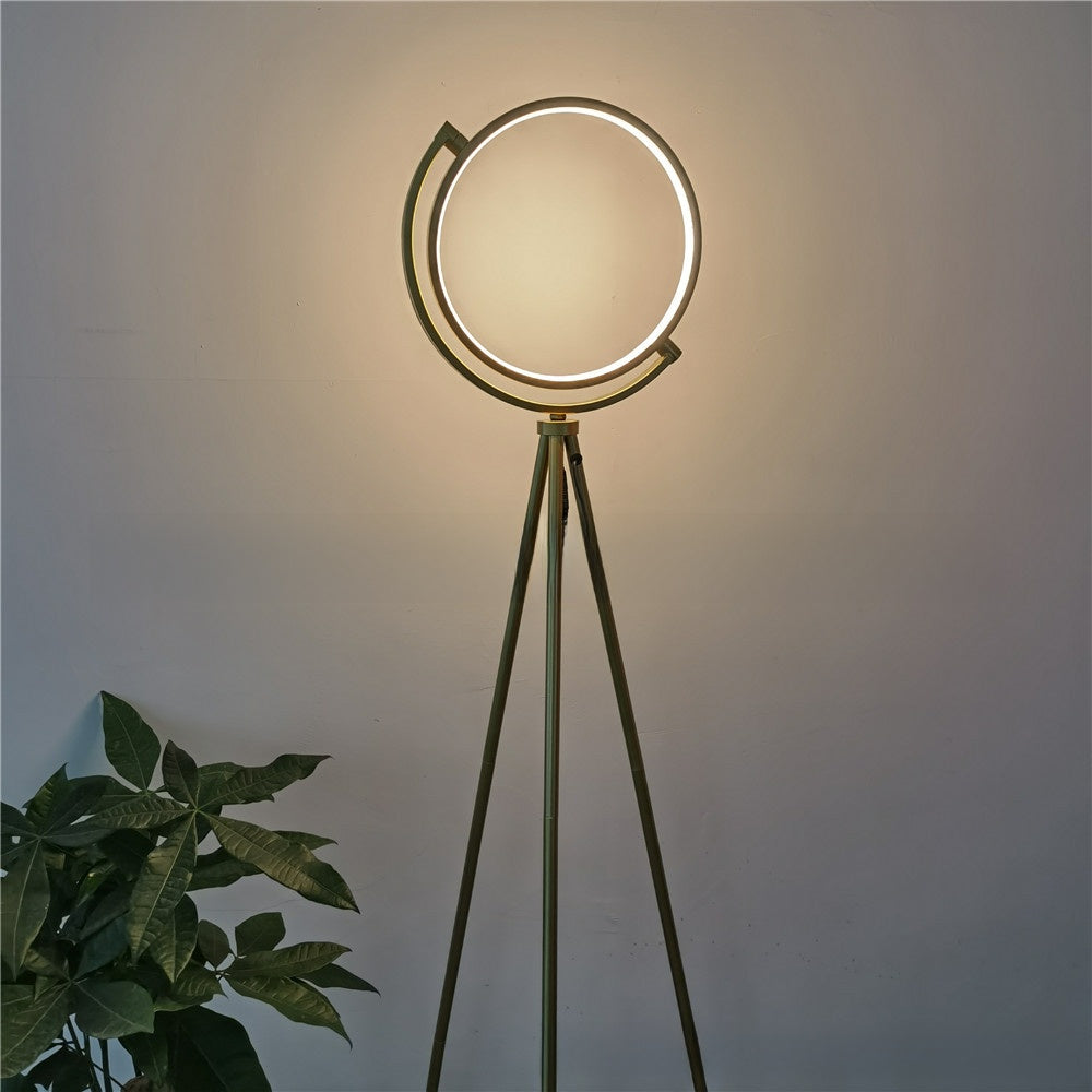 Modern LED Corner Floor Lamp with Foot Switch