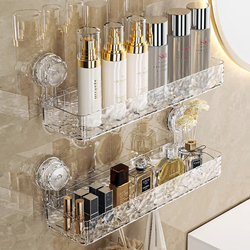 Wall Mount Suction Cup Bathroom Organizer