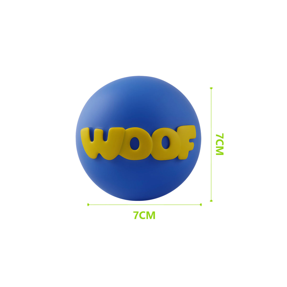 Interactive Vinyl Dog Toy Ball for Teeth Cleaning