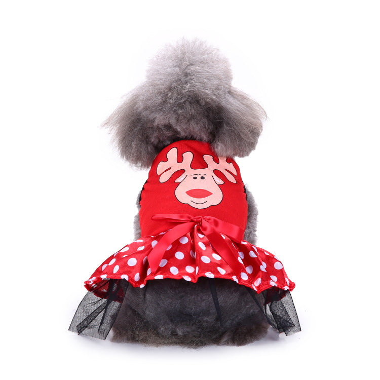 Festive Polyester Pet Dog Costume