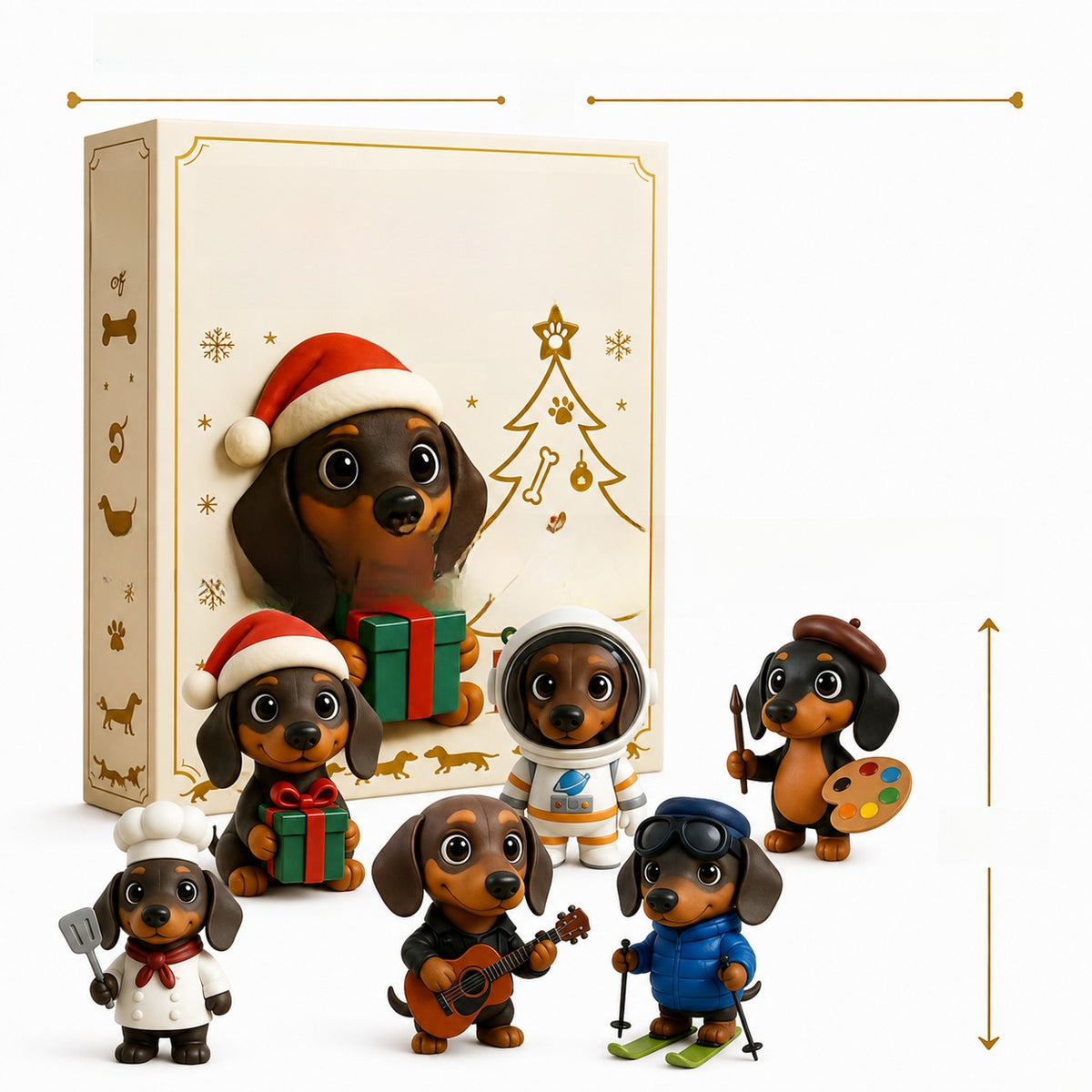 Dachshund Christmas Advent Calendar