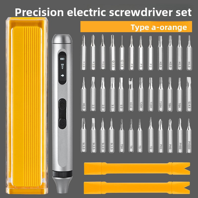 Multi-functional Electric Screwdriver Set with Assorted Bits