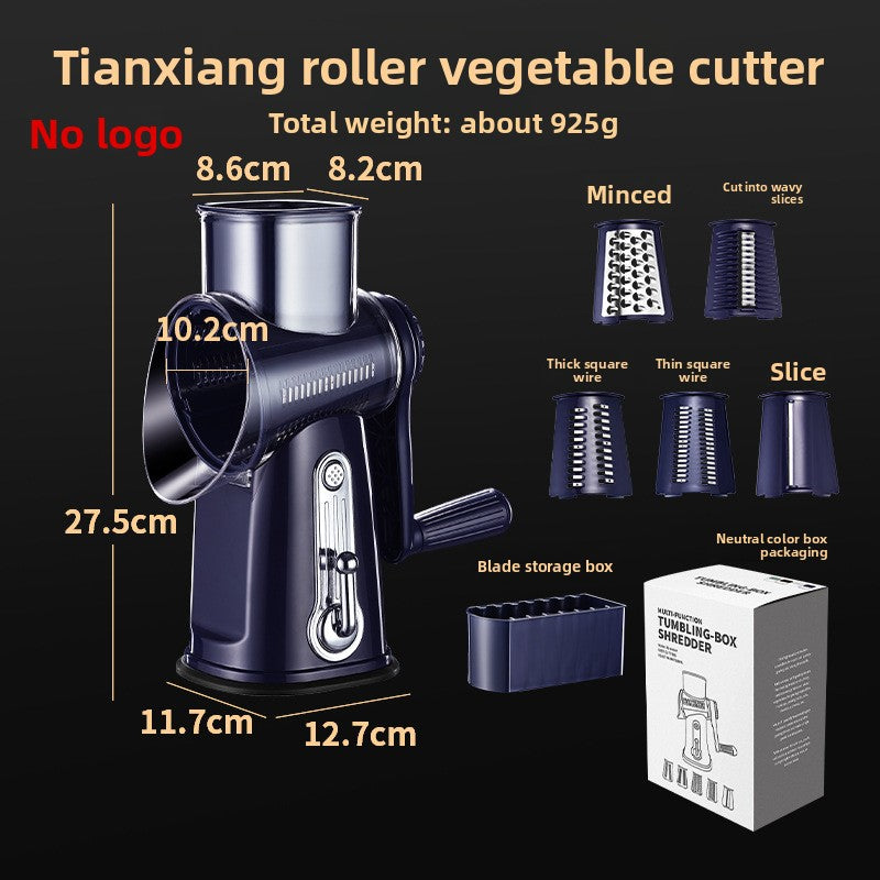 Household Multifunctional Drum Vegetable Slicer Grater