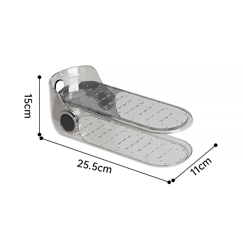Adjustable shoe rack