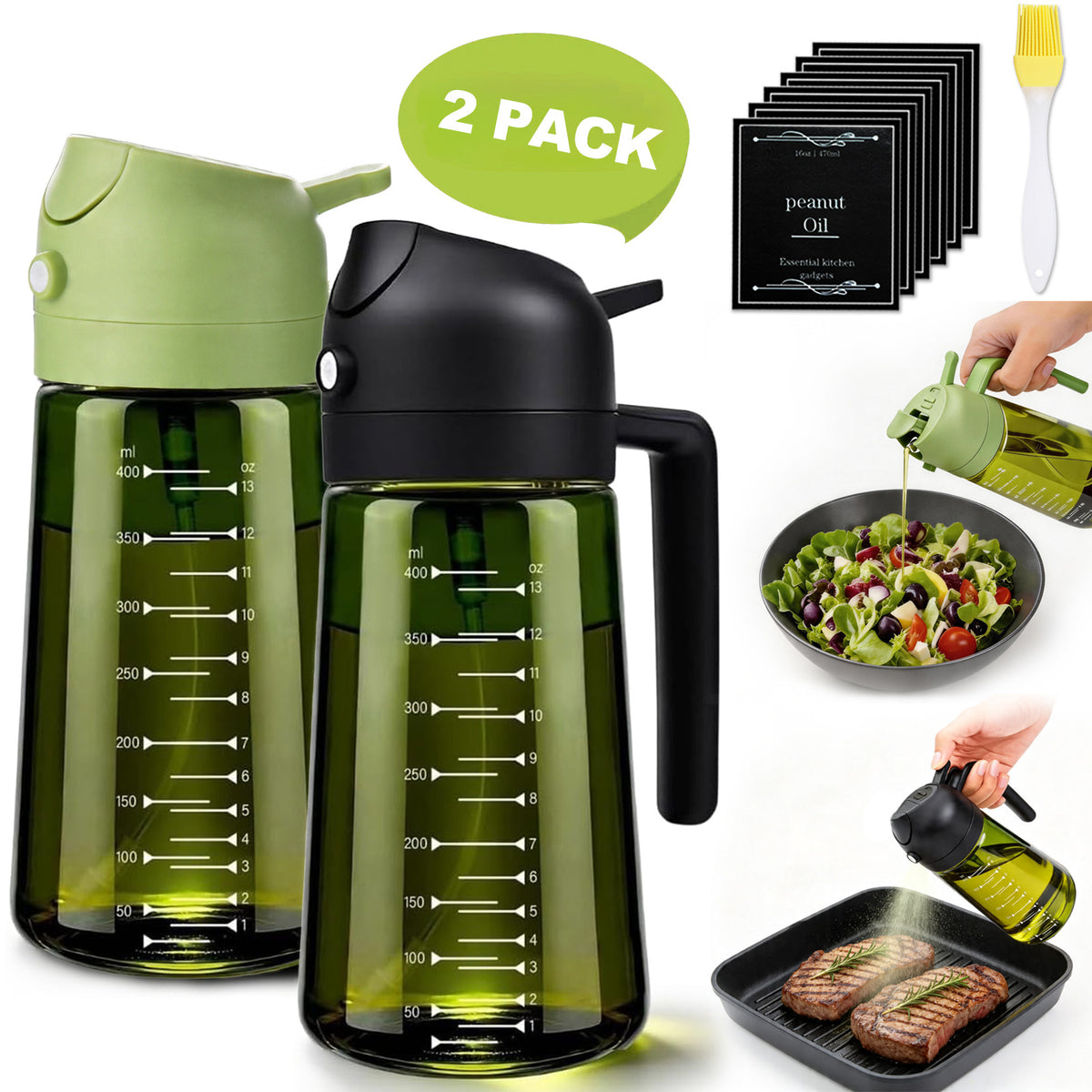 Dual-Function Oil Dispenser