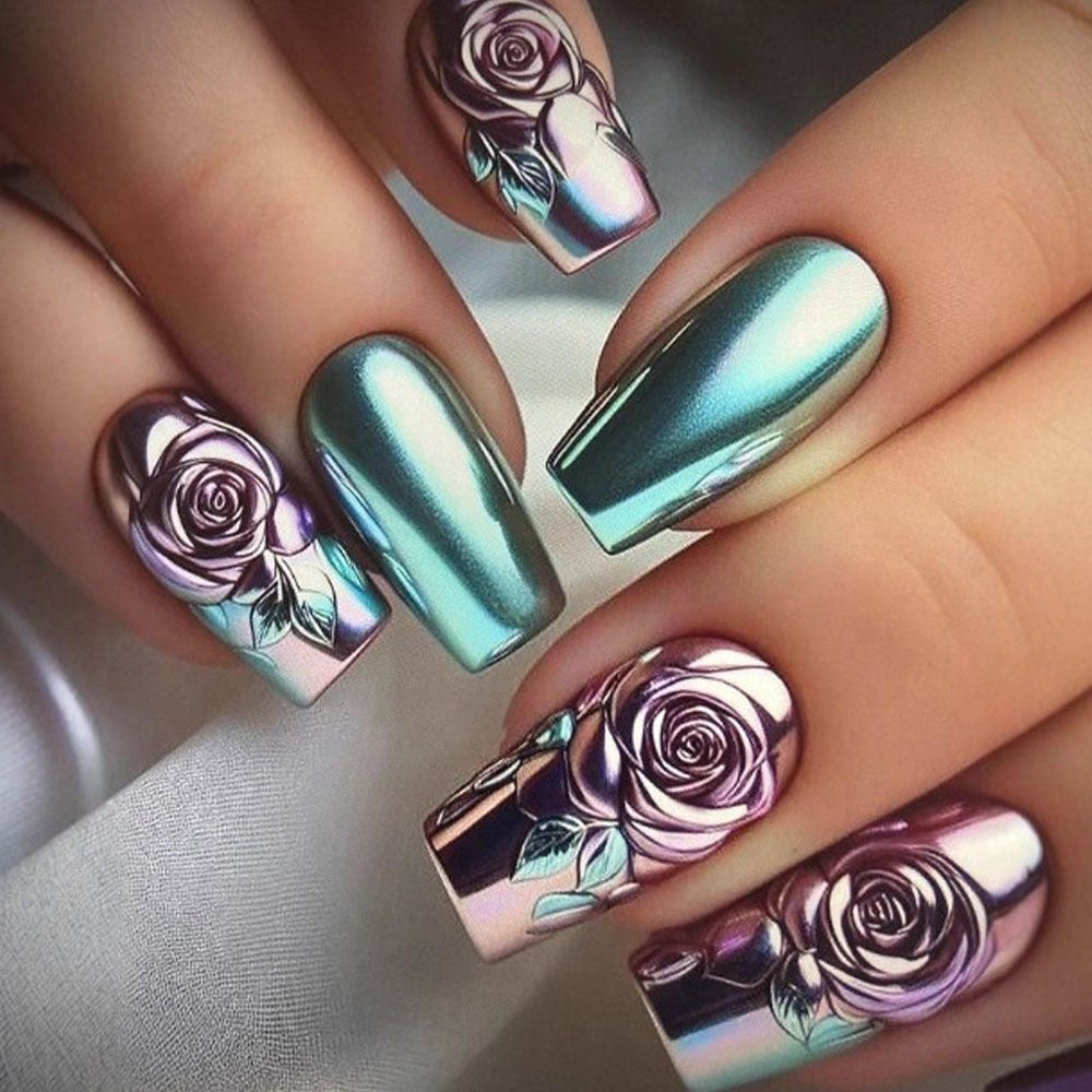 Wear nail stickers