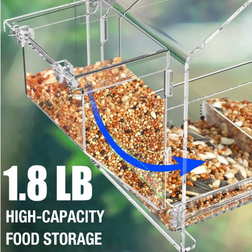 Window Mounted Bird Feeder