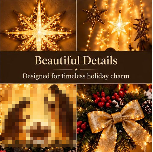 Lighted Nativity Wall Decor