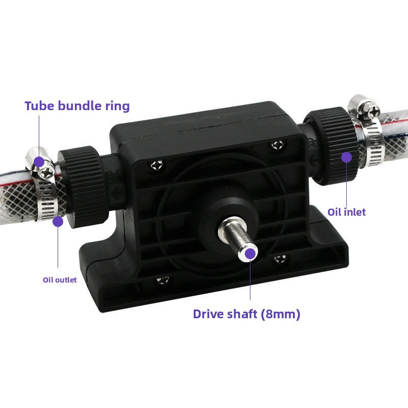 Miniature electric drill-driven pump