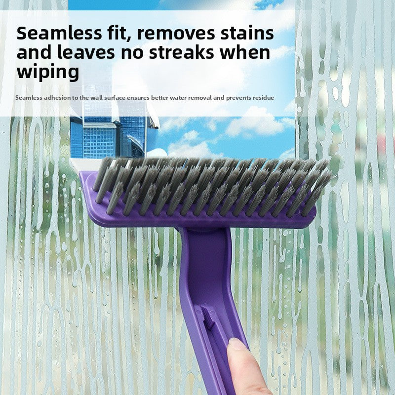 Multifunctional Rotating Floor Gap Cleaning Brush with Long Handle