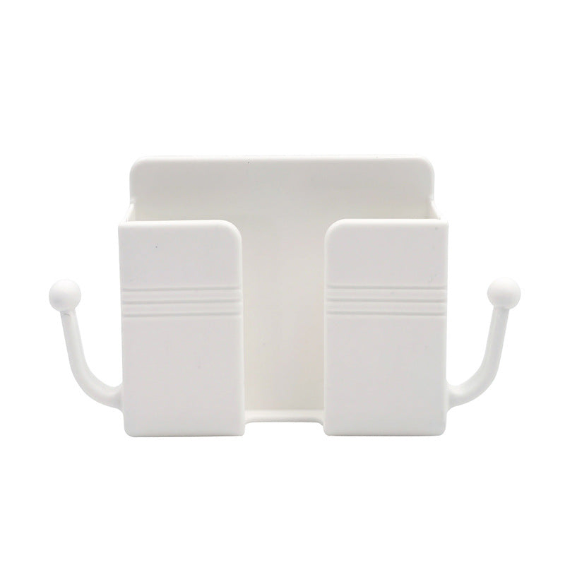 Wall-mounted adhesive no-drill phone holder