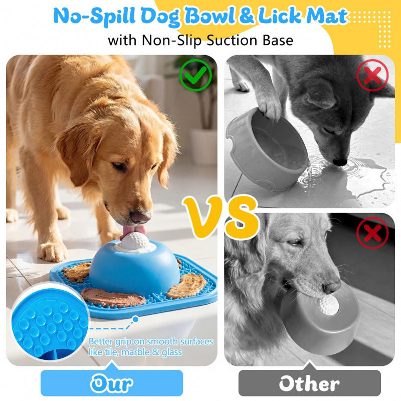 Non-Slip Silicone Pet Lick Bowl