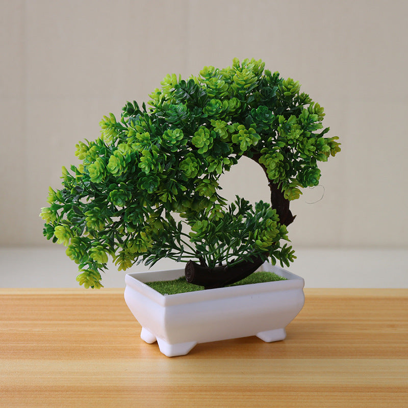 Simulated Bonsai Plant Desktop Decoration
