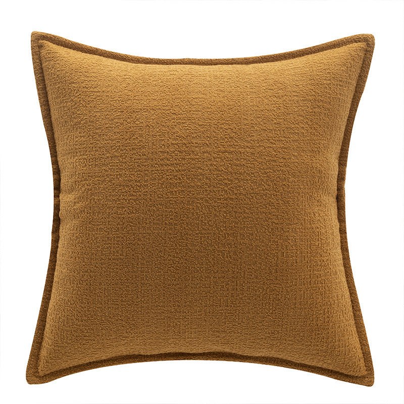 Solid Color Linen Sofa Cushion Cover