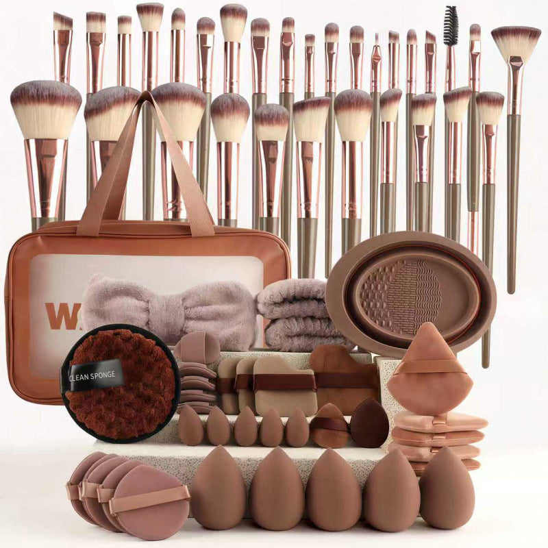 67-Piece Makeup Brush and Sponge Kit