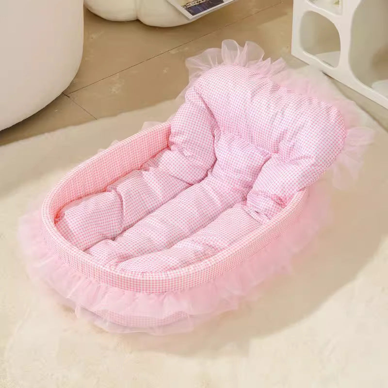 Plush Deep Sleep Cat Kennel