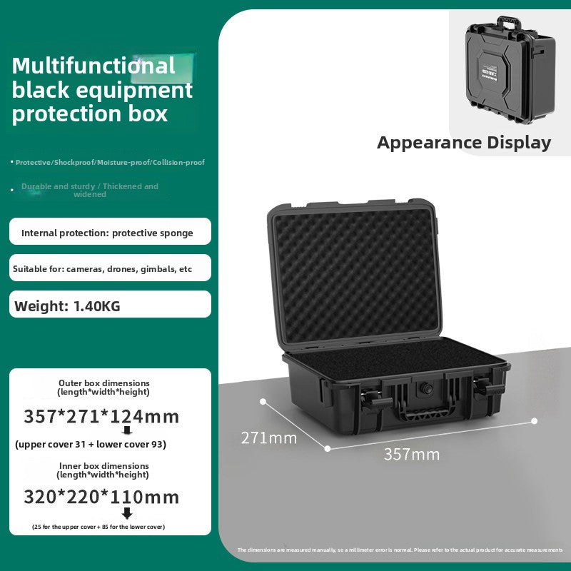 Durable Waterproof Plastic Protective Tool Case with Foam