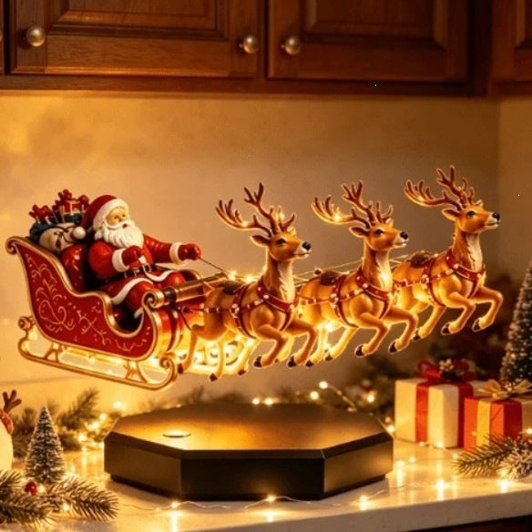 Magnetic Levitation Santa Claus Sleigh
