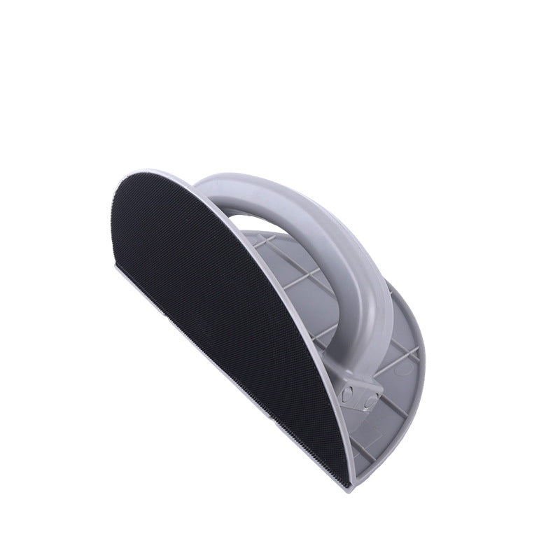 Semi-Circular Corner Sandpaper Holder with Self-Adhesive Base