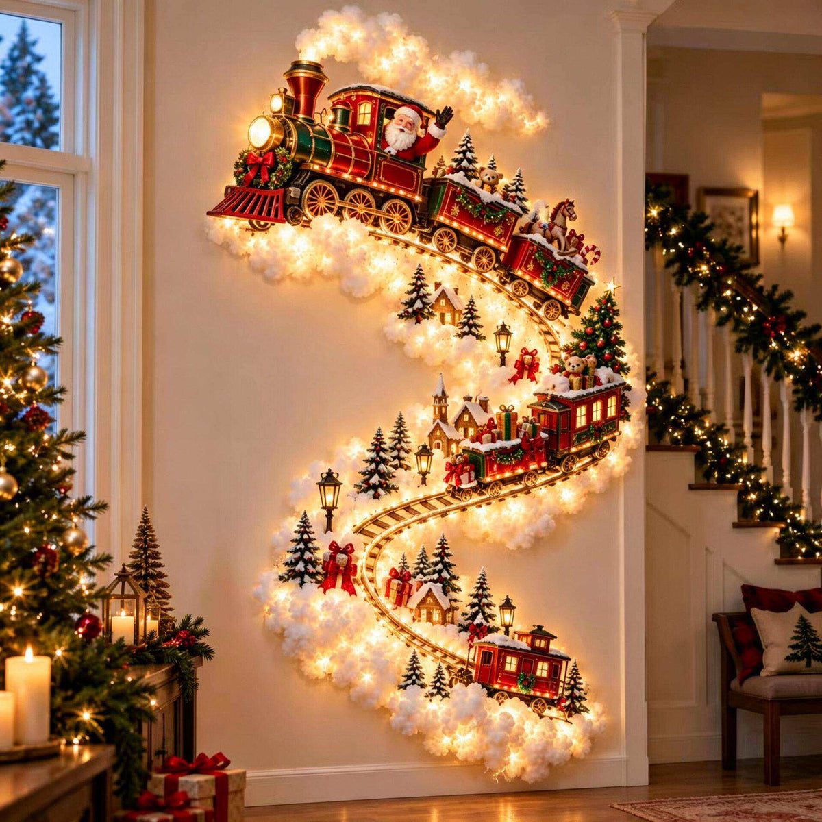 Christmas Themed LED Wall Night Light